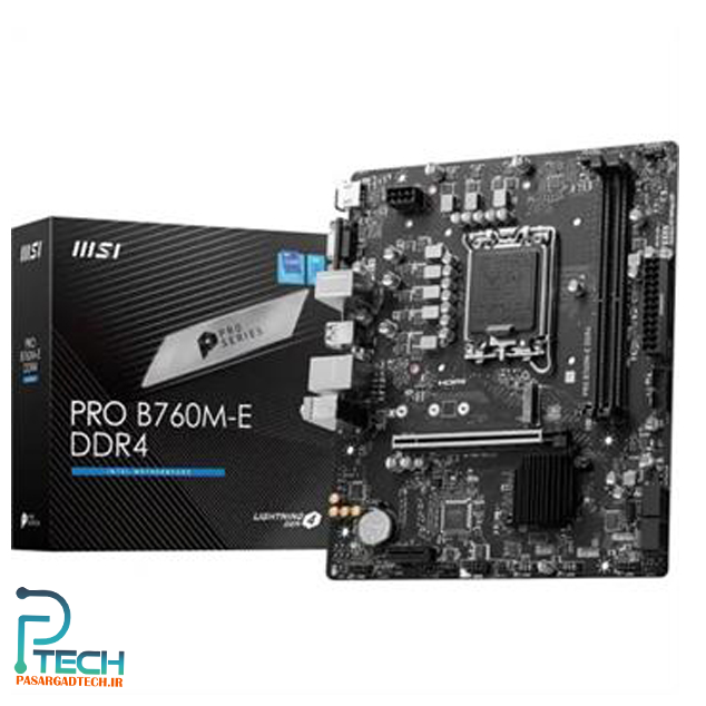 مادربرد ام اس آی MSI PRO B760M-E DDR4 LGA1700 Motherboard