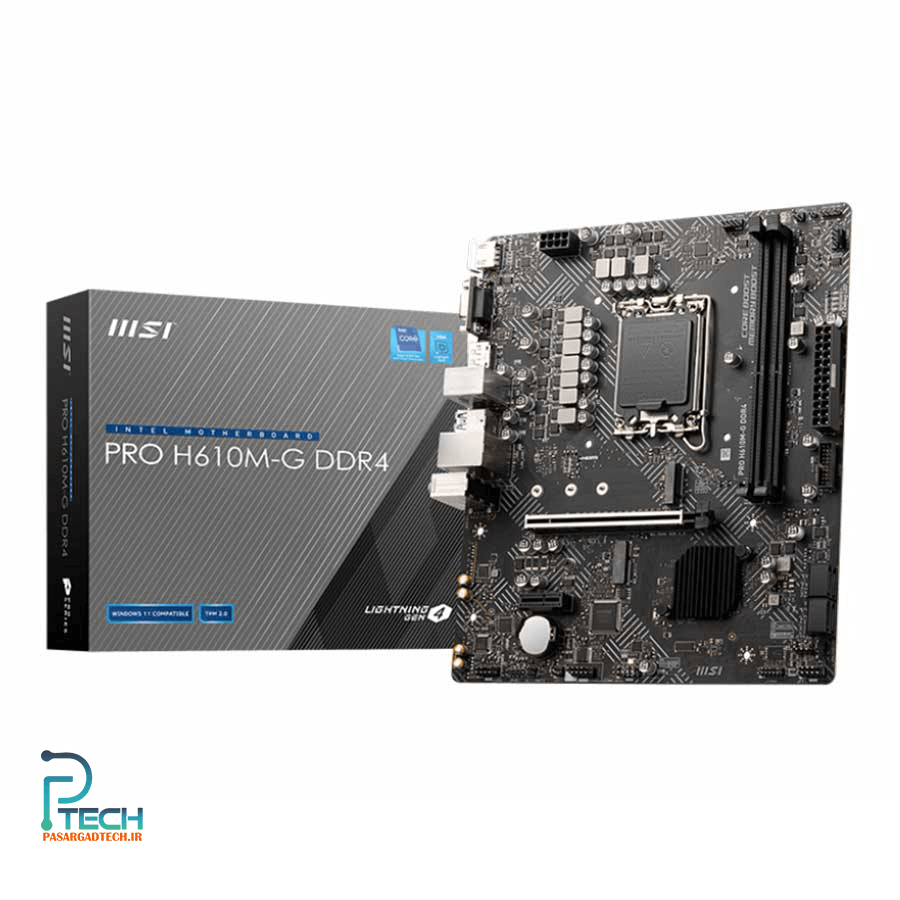 مادربرد ام اس آی PRO H610M-G DDR4 ا MSI PRO H610M-G DDR4