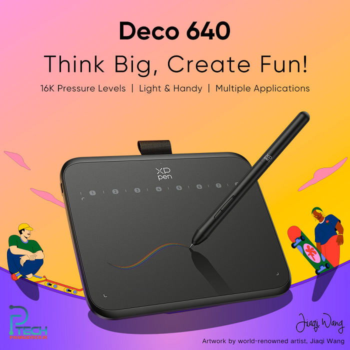 قلم نوری ایکس پی پن مدل XP Pen Deco 640