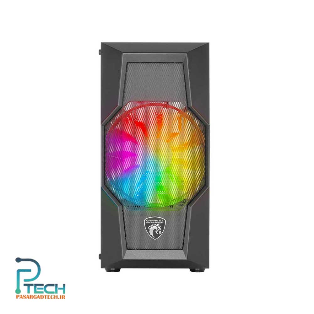 کیس کامپیوتر گیمینگ گرین مدل GRIFFIN G1