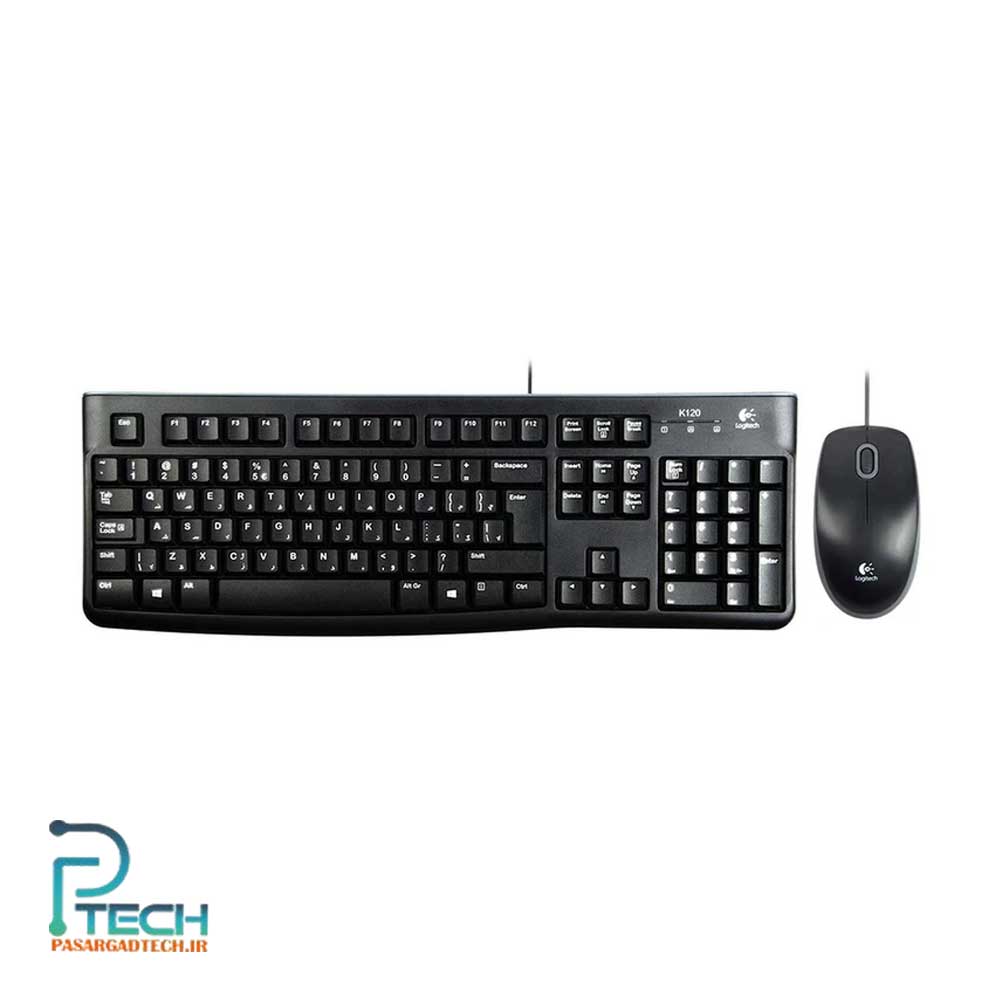 موس و کیبورد باسیم لاجیتک مدل MK120