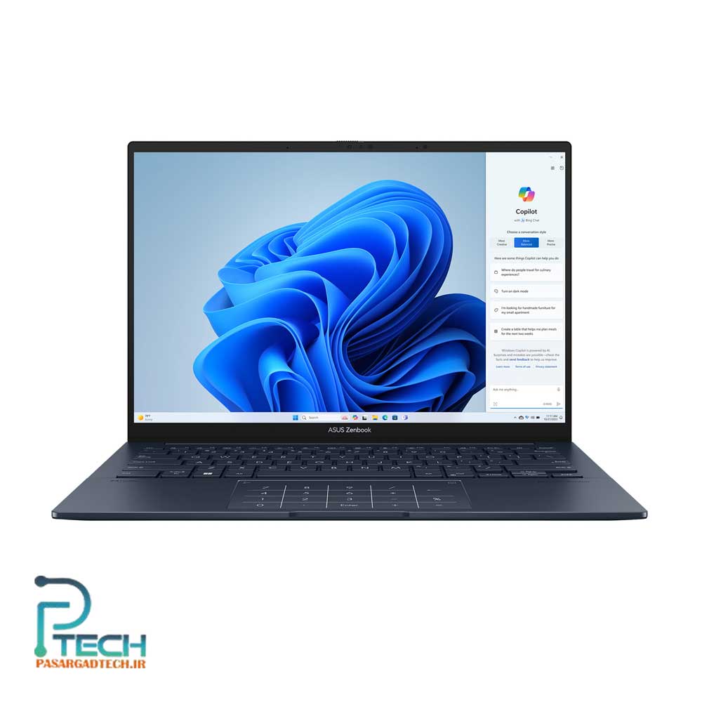لپ تاپ ایسوس Zenbook 14 UX3405CA-U7512 Core Ultra 7 255H 16GB 512GB SSD OLED Touch