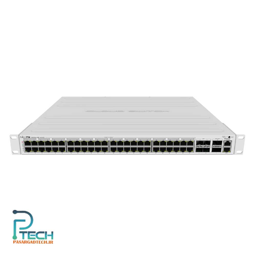 سوییچ میکروتیک مدل CRS354-48P-4S+2Q+RM
